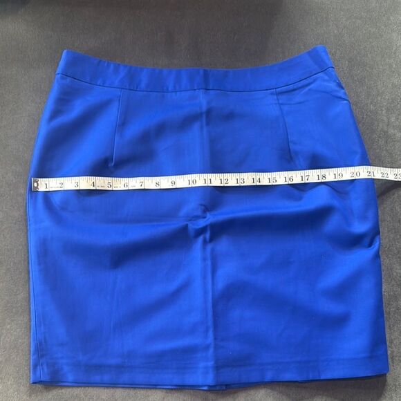 Women’s Blue Double-Breasted Blazer and Skirt Set Size L NEW - Picture 11 of 15